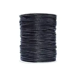 1942022035 Cotton Cords black, 2,0mm/100m | wholesaler gems, healing stones & jewelry
