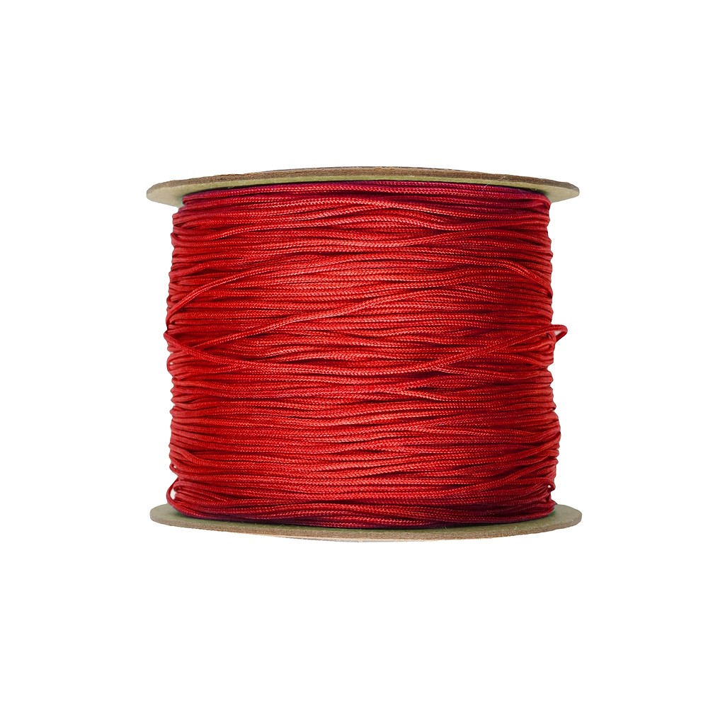 Ruban nylon sur bobine, rouge (0,6mm / 120m) | Marco Schreier