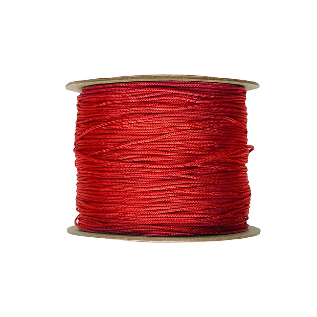 Ruban nylon sur bobine, rouge (0,6mm / 120m) | Marco Schreier
