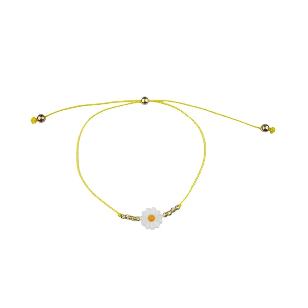 Nylon tape on spool, yellow (0.6mm / 120m) | wholesaler gems & healing stones