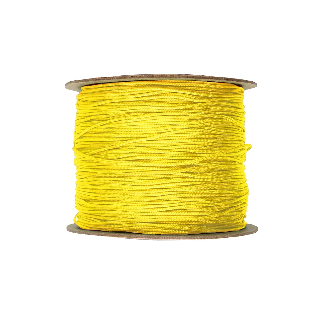 Nylon tape on spool, yellow (0.6mm / 120m) | wholesaler gems & healing stones