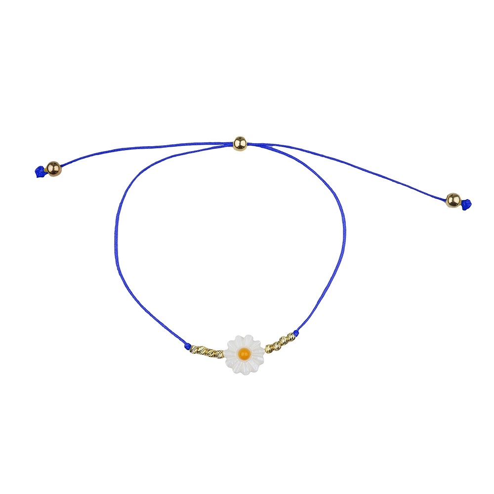 Nylon tape on spool, dark blue (0.6mm / 120m) | wholesaler gems & healing stones