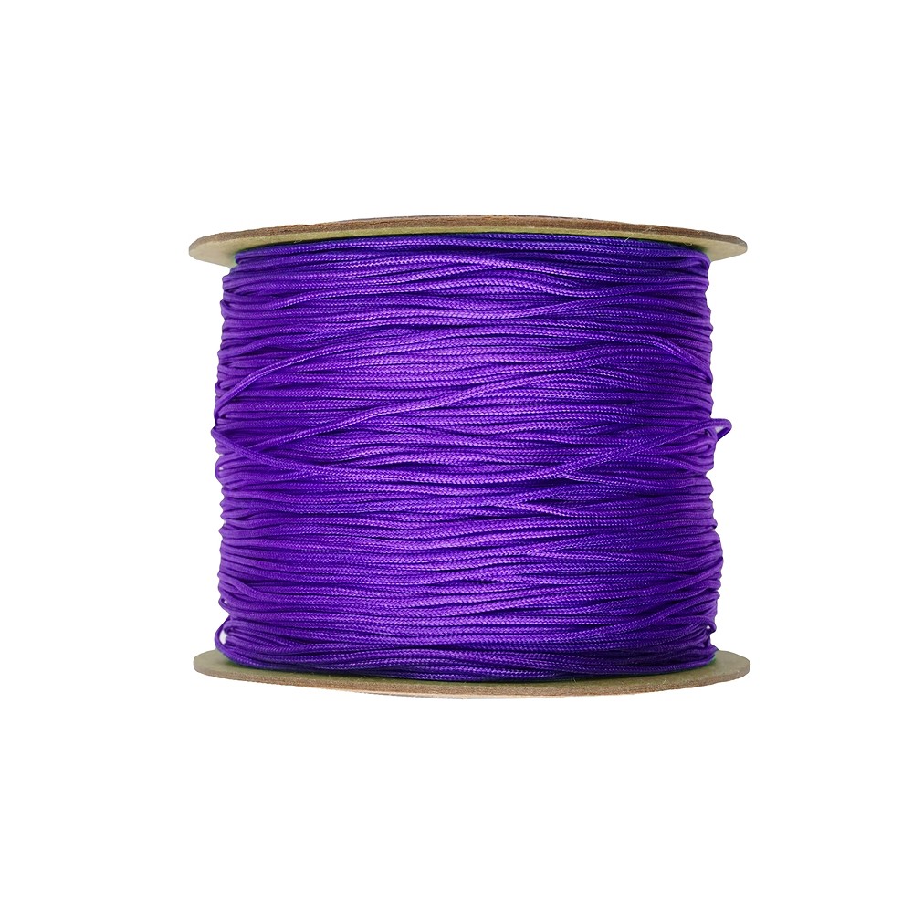 Nylon tape on spool, amethyst (0.6mm / 120m) | wholesaler gems & healing stones