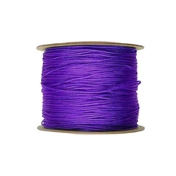 Nylon tape on spool, amethyst (0.6mm / 120m) | wholesaler gems & healing stones