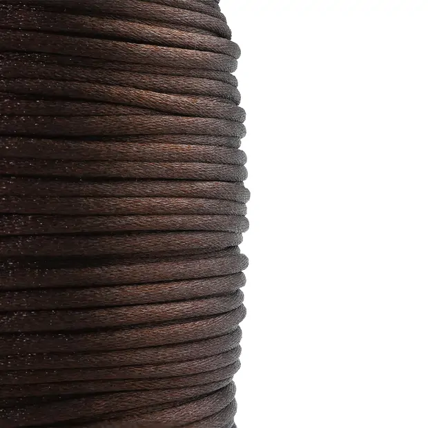 Nylonband braun, 2,0mm/100m | Mineralien-Handel Edelsteine, Heilsteine & Schmuck