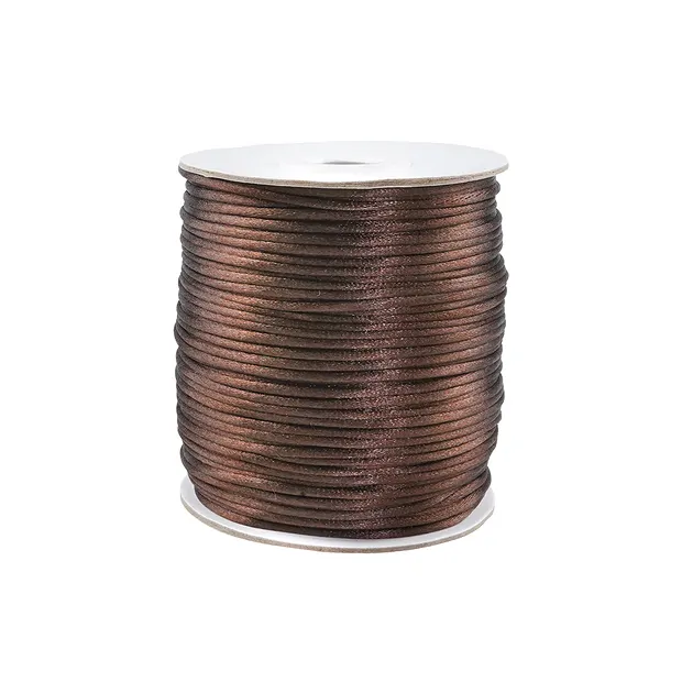 Nylonband braun, 2,0mm/100m | Mineralien-Handel Edelsteine, Heilsteine & Schmuck