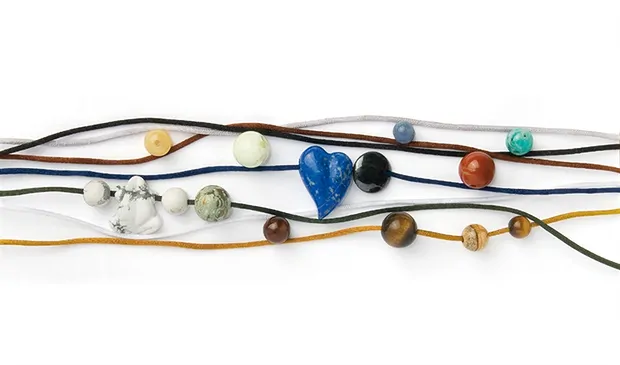 Nylonband schwarz, Länge 100m | Großhändler Edelsteine, Heilsteine & Schmuck