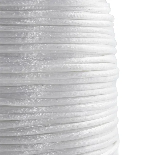 Nylonband weiß, 2,0mm/100m | Mineralienhandlung Edelsteine, Heilsteine & Schmuck