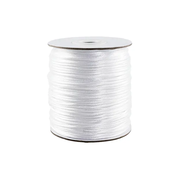 Nylonband weiß, 2,0mm/100m | Mineralienhandlung Edelsteine, Heilsteine & Schmuck