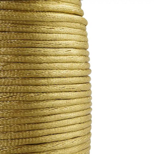 Nylonband gold, 2,0mm/100m | Mineralienhandlung Edelsteine, Heilsteine & Schmuck