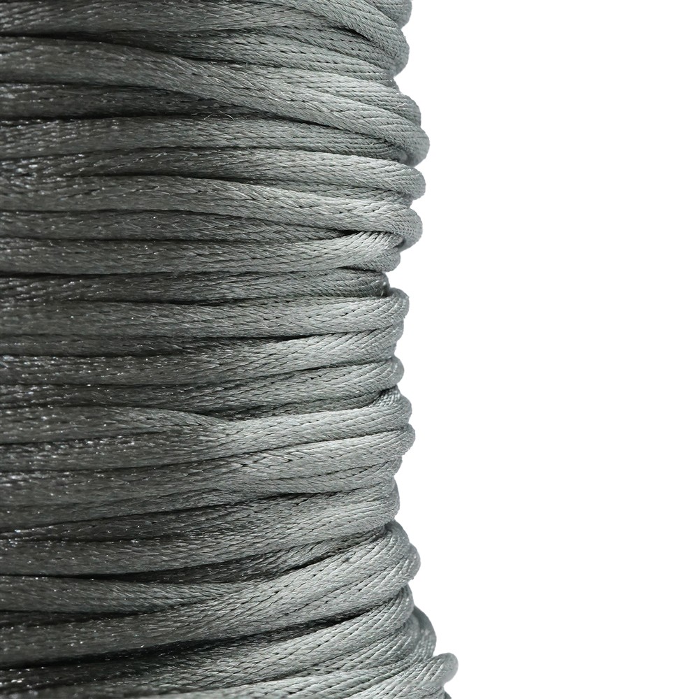 Nylonband silber, 2,0mm/100m | Mineralienhandel Edelsteine, Heilsteine & Schmuck