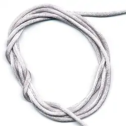 1943020024 Nylonband silber, Länge 100m  | Großhändler Edelsteine, Heilsteine & Schmuck