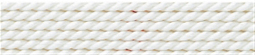 Seta sintetica per perline + ago per prefilatura, bianco, 0,45mm/2m | Marco Schreier
