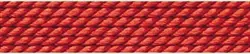1951200204 Perlfädelseide Synthetik + Vorfädelnadel, rot koralle, 0,45mm/2m | Marco Schreier
