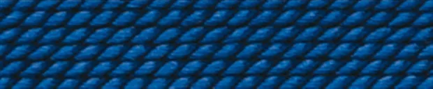 Perlfädelseide Synthetik + Vorfädelnadel, blau dunkel, 0,45mm/2m | Marco Schreier