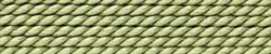 1951200214 Synthetic beading silk + pre-threading needle, green jade, 0.45mm/2m | Marco Schreier