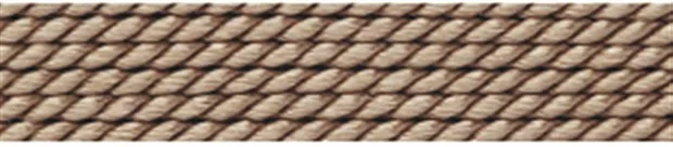 Seta sintetica per perline + ago per prefilatura, beige, 0,45mm/2m | Marco Schreier