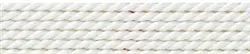 1951200401 Synthetic beading silk + pre-threading needle, white, 0.60mm/2m | Marco Schreier