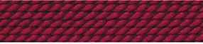 Synthetic beading silk + pre-threading needle, red garnet, 0.60mm/2m | Marco Schreier