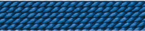 Perlfädelseide Synthetik + Vorfädelnadel, blau, 0,60mm/2m | Marco Schreier