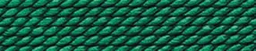 Synthetic beading silk + pre-threading needle, green, 0.60mm/2m | Marco Schreier