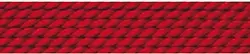 1951200605 Synthetic beading silk + threading needle, red, 0.70mm/2m | Marco Schreier
