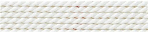 Synthetic beading silk + pre-threading needle, white, 0.90mm/2m | Marco Schreier