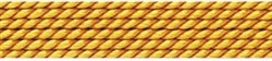 1951201008 Soie perlée synthétique + aiguille de préfilage, jaune foncé, 0,90mm/2m | Marco Schreier