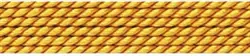 1951201008 Soie perlée synthétique + aiguille de préfilage, jaune foncé, 0,90mm/2m | Marco Schreier