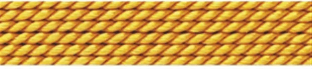 Synthetic beading silk + pre-threading needle, dark yellow, 0.90mm/2m | Marco Schreier