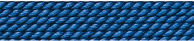 Perlfädelseide Synthetik + Vorfädelnadel, blau, 0,90mm/2m | Marco Schreier