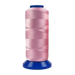 1951300202 Nylon thread on spool, pink/pink (0.4mm / 600m) | gems, healing stones & jewelry