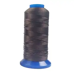 1951300218 Nylon thread on spool, brown (dark brown) (0.4mm / 600m) | Marco Schreier