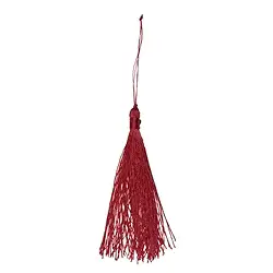1951400205 Tassel garnet red, 9.5cm (6 pcs./ PU) | wholesale gems, healing stones & jewelry