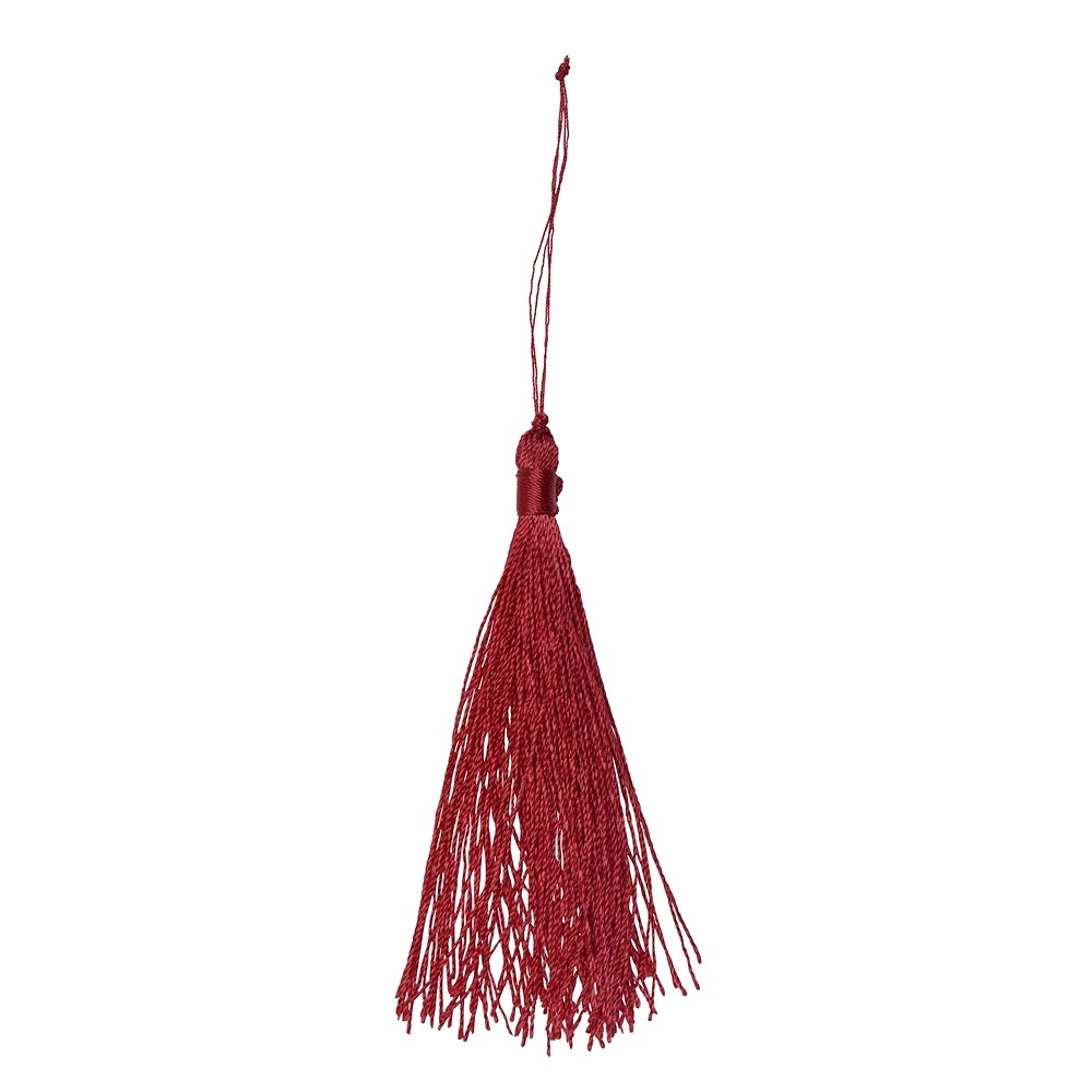 Tassel garnet red, 9.5cm (6 pcs./ PU) | wholesale gems, healing stones & jewelry