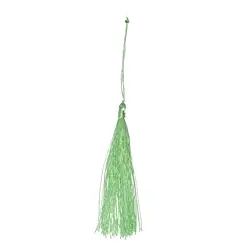 1951400214 Tassel hellgrün, 9,5cm (6 St./VE) | Großhändler Edelsteine, Heilsteine & Schmuck