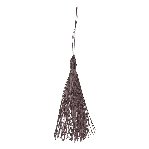 Tassel dunkelbraun, 9,5cm (6 St./VE) | Schreier Edelsteine, Heilsteine & Schmuck