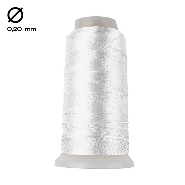 Hilo de nylon en bobina, blanco (0,20 mm / 1000 m) | Marco Schreier