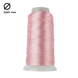 1951402002 Nylon thread on spool, pink (0.20mm / 1000m) | wholesaler gems &amp; healing stones