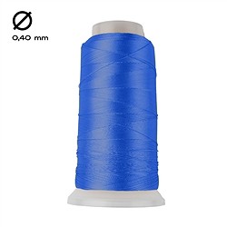 1951404010 Nylon thread on spool, dark blue (0.4mm / 600m) | gems, healing stones & jewelry