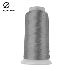 1951404019 Nylon thread on spool, gray (0.4mm / 600m) | wholesaler gems &amp; healing stones