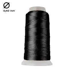 1951404020 Nylonfaden auf Spule, schwarz (0,40mm / 600m) | Edelsteine, Heilsteine & Schmuck