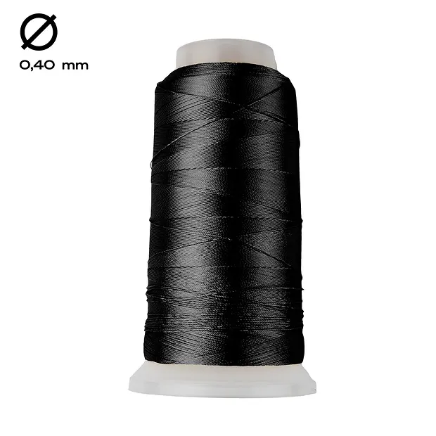 Filo di nylon in bobina, nero (0,40 mm / 600 m) | Marco Schreier