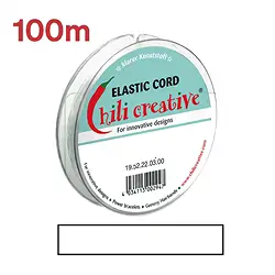1954220500 Filo elastico trasparente, 0,5 mm / 100 m | grossista gemme e pietre curative