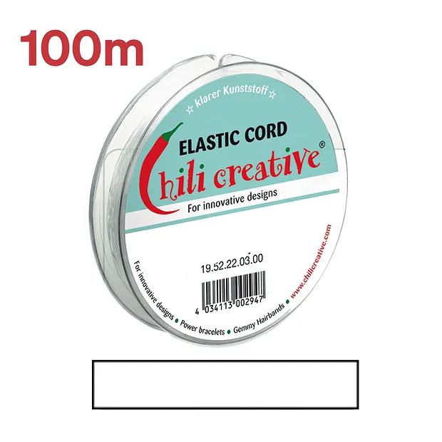 Elastikfaden transparent, 0,5mm / 100m | Edelsteine, Heilsteine & Schmuck-Handel
