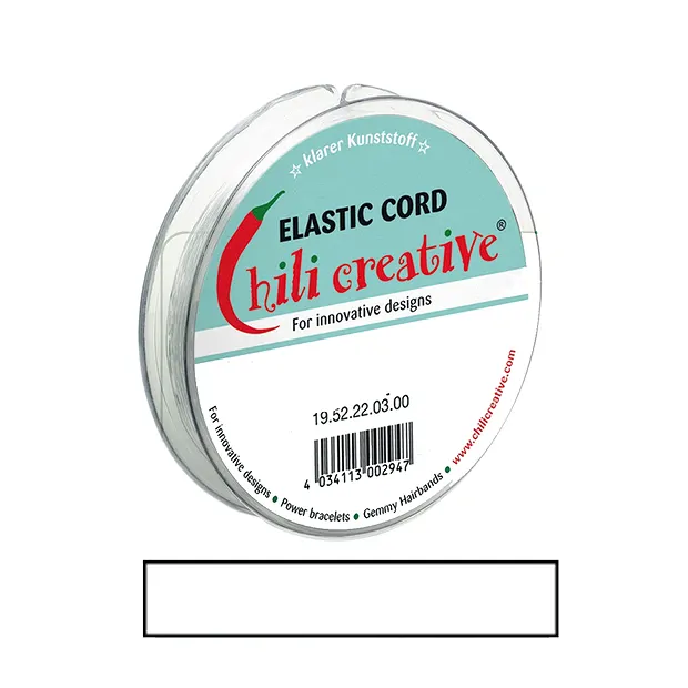 Elastikfaden transparent, 1,0mm / 25m | Edelsteine, Heilsteine & Schmuck-Handel