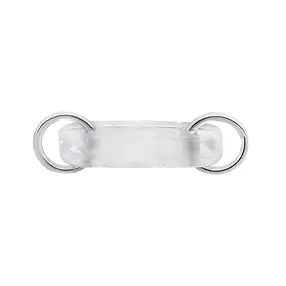 Chain breaker Rock Crystal Silver (6 pc/PU) | wholesaler gems & healing stones