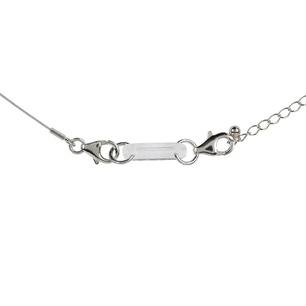 Coupe-chaîne Cristal de roche avec mousqueton, 33mm (6 pcs/UC) | Marco Schreier