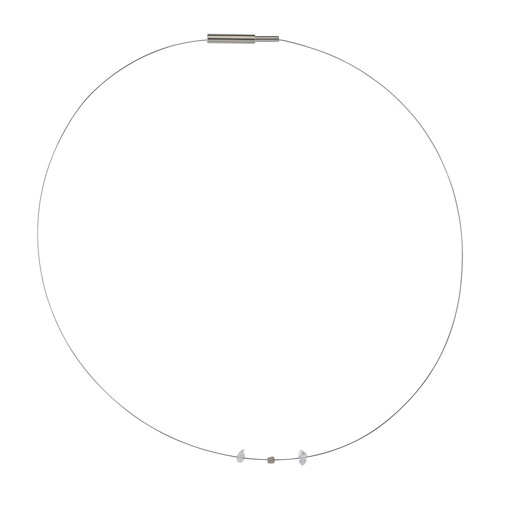 Collar con Diamante y Diamante Herkimer, 45cm  | Marco Schreier