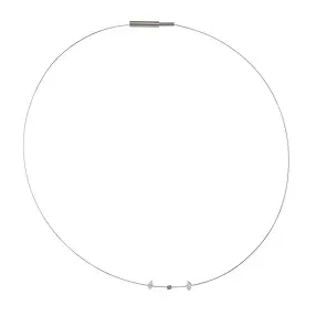 Collar con Diamante y Diamante Herkimer, 50cm | Marco Schreier